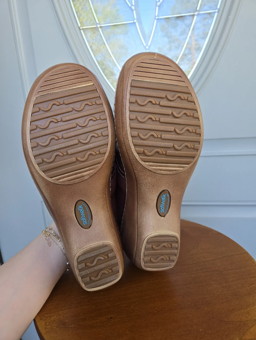 SoftWalk MacIntyre Clog Red Leather - Picture 6 of 8